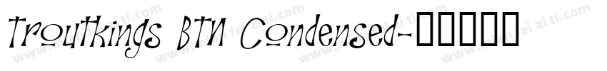 Troutkings BTN Condensed字体转换